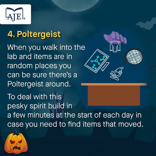 Don’t be a Halloween lab monster! We don’t just provide services at AJE, we also help with training, career development, and advice. Contact our team for more information.#publishing #academicpublishin (1)