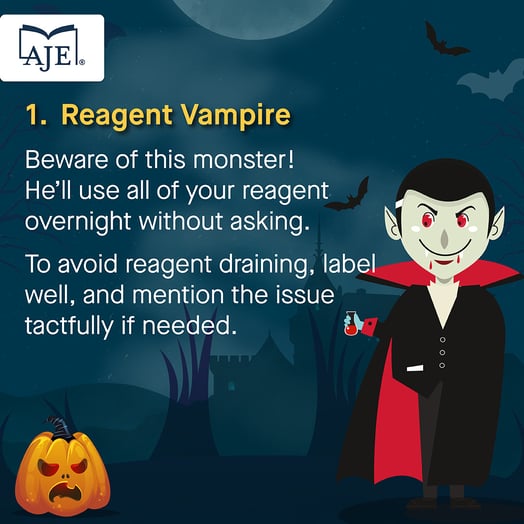Don’t be a Halloween lab monster! We don’t just provide services at AJE, we also help with training, career development, and advice. Contact our team for more information.#publishing #academicpublishin (5)